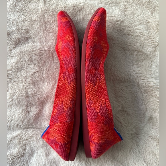 Rothy’s RARE The Point Red Botanicamo Size 7 - Picture 8 of 12